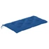 Kép 7/10 - VidaXL tömör tíkfa kerti pad kék párnával 112 cm