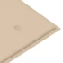 Kép 7/9 - VidaXL tömör tíkfa rakásolható kerti pad párnával 128,5 cm