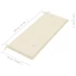 Kép 9/9 - VidaXL tömör akácfa kerti pad párnával 120 cm