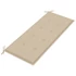 Kép 5/9 - VidaXL tömör akácfa kerti pad párnával 120 cm