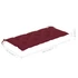 Kép 10/10 - VidaXL tömör akácfa kerti pad párnával 120 cm