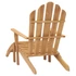 Kép 5/7 - VidaXL 2 db tömör tíkfa Adirondack szék lábtartóval