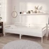 Kép 1/10 - VidaXL fehér tömör fenyőfa dívány matraccal 90 x 200 cm