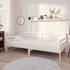 Kép 1/10 - VidaXL fehér tömör fenyőfa dívány matraccal 90 x 200 cm