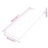 Kép 9/9 - VidaXL tömör tíkfa Batavia pad szürke párnával 150 cm