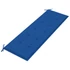 Kép 5/9 - VidaXL tömör tíkfa Batavia pad királykék párnával 150 cm