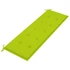 Kép 5/9 - VidaXL tömör tíkfa Batavia pad világoszöld párnával 150 cm