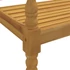 Kép 6/9 - VidaXL tömör tíkfa Batavia pad antracitszürke párnával 150 cm