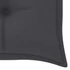 Kép 7/9 - VidaXL tömör tíkfa Batavia pad antracitszürke párnával 150 cm