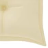 Kép 7/9 - VidaXL tömör tíkfa Batavia pad krémszínű párnával 150 cm