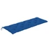 Kép 5/9 - VidaXL tömör tíkfa Batavia pad kék párnával 150 cm
