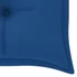 Kép 7/9 - VidaXL tömör tíkfa Batavia pad kék párnával 150 cm