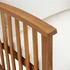 Kép 6/7 - VidaXL tömör akácfa kerti pad párnákkal 119 cm