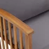 Kép 5/7 - VidaXL tömör akácfa kerti pad párnákkal 119 cm