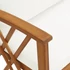 Kép 6/7 - VidaXL tömör akácfa kerti pad párnákkal 119 cm