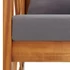 Kép 5/7 - VidaXL tömör akácfa kerti pad párnákkal 119 cm