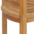 Kép 8/9 - VidaXL tömör tíkfa banán alakú pad 180 cm