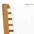 Kép 5/6 - VidaXL tömör akácfa kerti pad krémszínű párnával 114,5 cm