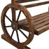 Kép 7/8 - VidaXL tömör fenyőfa kerti pad 112 cm