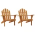 Kép 2/8 - VidaXL 2 db tömör tíkfa kerti adirondack szék 79 x 95 x 92 cm
