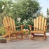 Kép 1/8 - VidaXL 2 db tömör tíkfa kerti adirondack hintaszék 79 x 100 x 103 cm