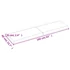 Kép 9/10 - VidaXL sötétbarna kezelt tömör tölgyfa asztallap 160x40x(2-6) cm