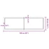 Kép 10/10 - VidaXL sötétbarna kezelt tömör tölgyfa asztallap 160x50x(2-4) cm
