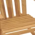 Kép 5/6 - VidaXL tömör tíkfa adirondack hintaszék