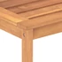 Kép 6/7 - VidaXL tömör tíkfa kerti pad 150 cm
