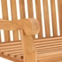 Kép 6/7 - VidaXL tömör tíkfa kerti pad 114 cm