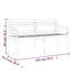 Kép 6/6 - VidaXL tömör tíkfa Batavia pad 150 cm