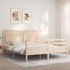 Kép 4/10 - VidaXL tömör fa ágykeret fejtámlával 160 x 200 cm