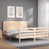 Kép 1/10 - VidaXL tömör fa ágykeret fejtámlával 160 x 200 cm