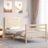 Kép 1/10 - VidaXL tömör fa ágykeret fejtámlával 90 x 200 cm