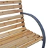 Kép 3/5 - VidaXL tömör fenyőfa kerti pad 112 cm