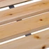 Kép 4/5 - VidaXL tömör fenyőfa kerti pad 112 cm