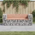 Kép 1/7 - VidaXL tömör duglászfenyő gabion kerti pad 184x71x65,5 cm