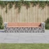 Kép 1/9 - VidaXL tömör duglászfenyő gabion kerti pad 287x71x65,5 cm