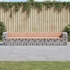 Kép 1/9 - VidaXL tömör duglászfenyő gabion kerti pad 347x71x65,5 cm