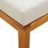 Kép 6/7 - VidaXL 2 db tömör akácfa kerti ülőke párnákkal 40 x 40 x 42 cm
