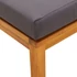 Kép 6/7 - VidaXL 2 db tömör akácfa kerti ülőke párnákkal 40 x 40 x 42 cm