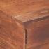 Kép 6/10 - VidaXL mézbarna tömör akácfa dohányzóasztal 67 x 67 x 45 cm
