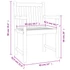 Kép 8/8 - VidaXL 6 db tömör akácfa kerti szék 56 x 55,5 x 90 cm