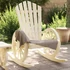 Kép 1/10 - VidaXL 2 db tömör fenyőfa Adirondack hintaszék