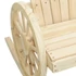 Kép 9/10 - VidaXL 2 db tömör fenyőfa Adirondack hintaszék
