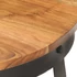 Kép 5/10 - VidaXL tömör akácfa dohányzóasztal Ø68 x 43 cm
