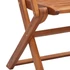 Kép 8/9 - VidaXL 4 db összecsukható tömör akácfa kerti szék 57x66x95 cm
