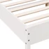 Kép 7/9 - VidaXL fehér tömör fenyőfa ágy matrac nélkül 160 x 200 cm