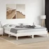 Kép 1/9 - VidaXL fehér tömör fenyőfa ágy matrac nélkül 180 x 200 cm