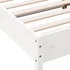 Kép 7/9 - VidaXL fehér tömör fenyőfa ágy matrac nélkül 180 x 200 cm